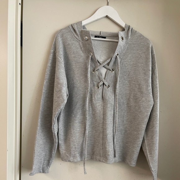 Heather Grey EK Hoodie Pullover - Picture 6 of 7